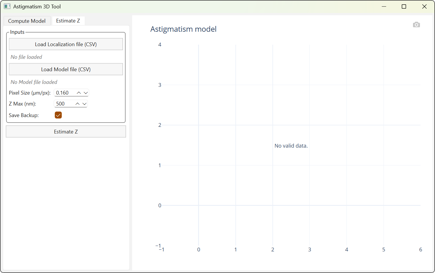 Tab 2: Axial position estimation (Z)