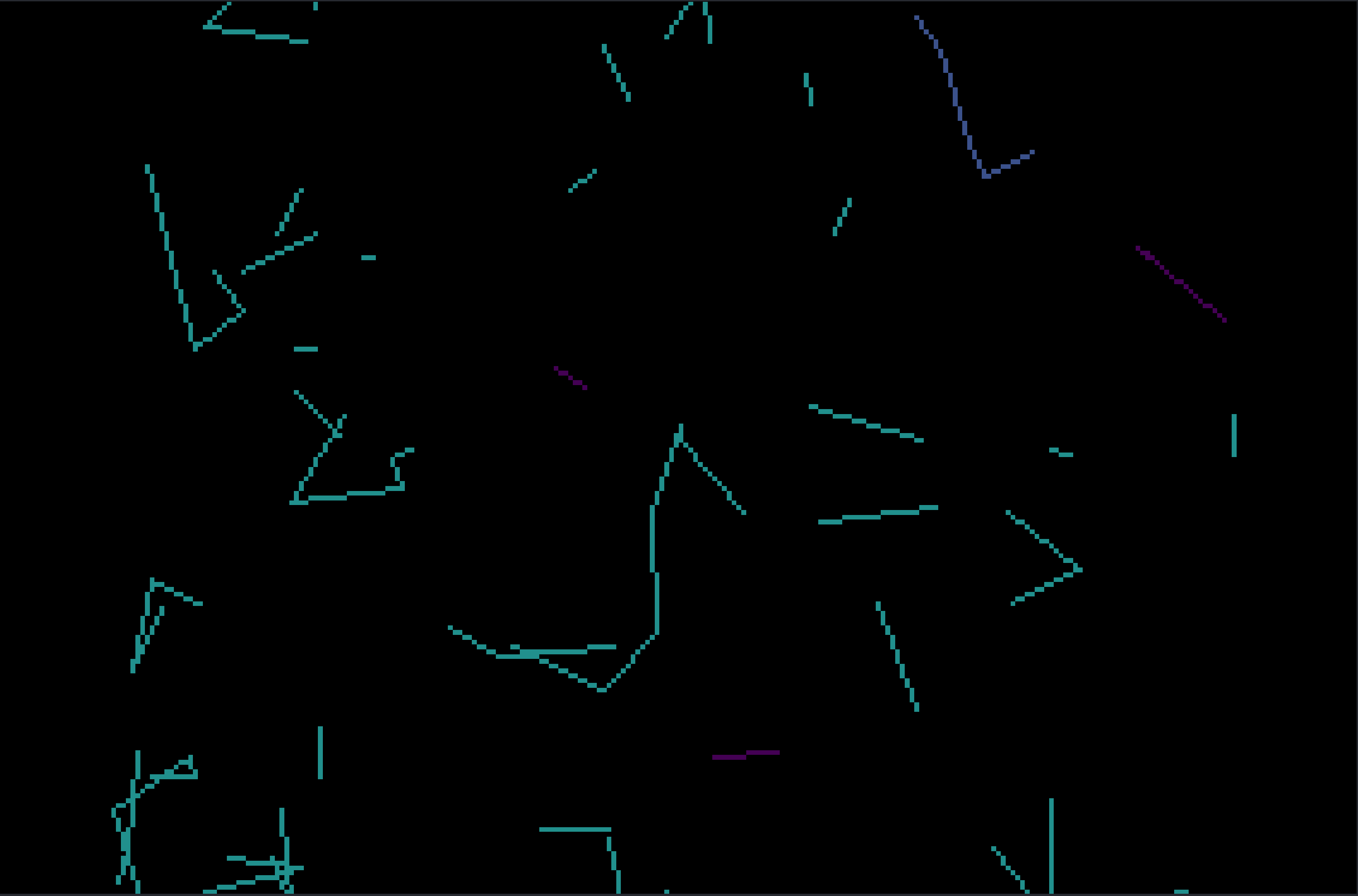 Display of trajectories